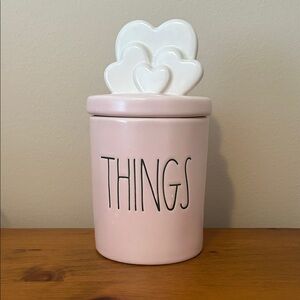 Rae Dunn “Things” Canister